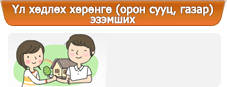 Үл хөдлөх хөрөнгө (орон сууц, газар) эзэмших
